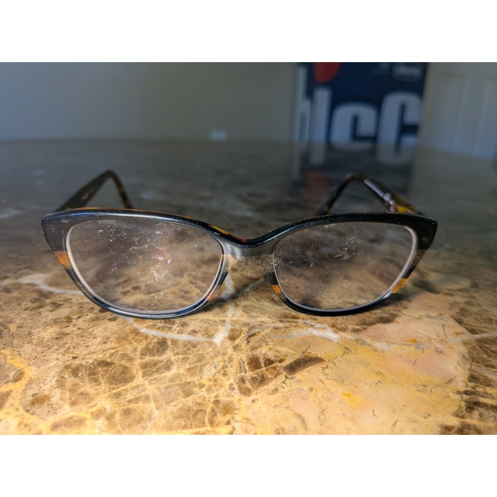 Coach Eyeglasses Frames HC6103 5443 Black Tort Gltr Varsity Stripe 52-16-140